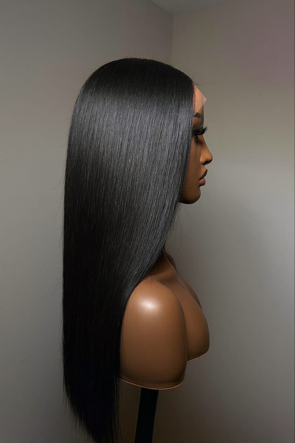 Veyra β Straight 13Γ4 HD Lace Frontal Wig | Glueless, Pre-Plucked, Pre-Bleached Knots, Virgin Human Hair