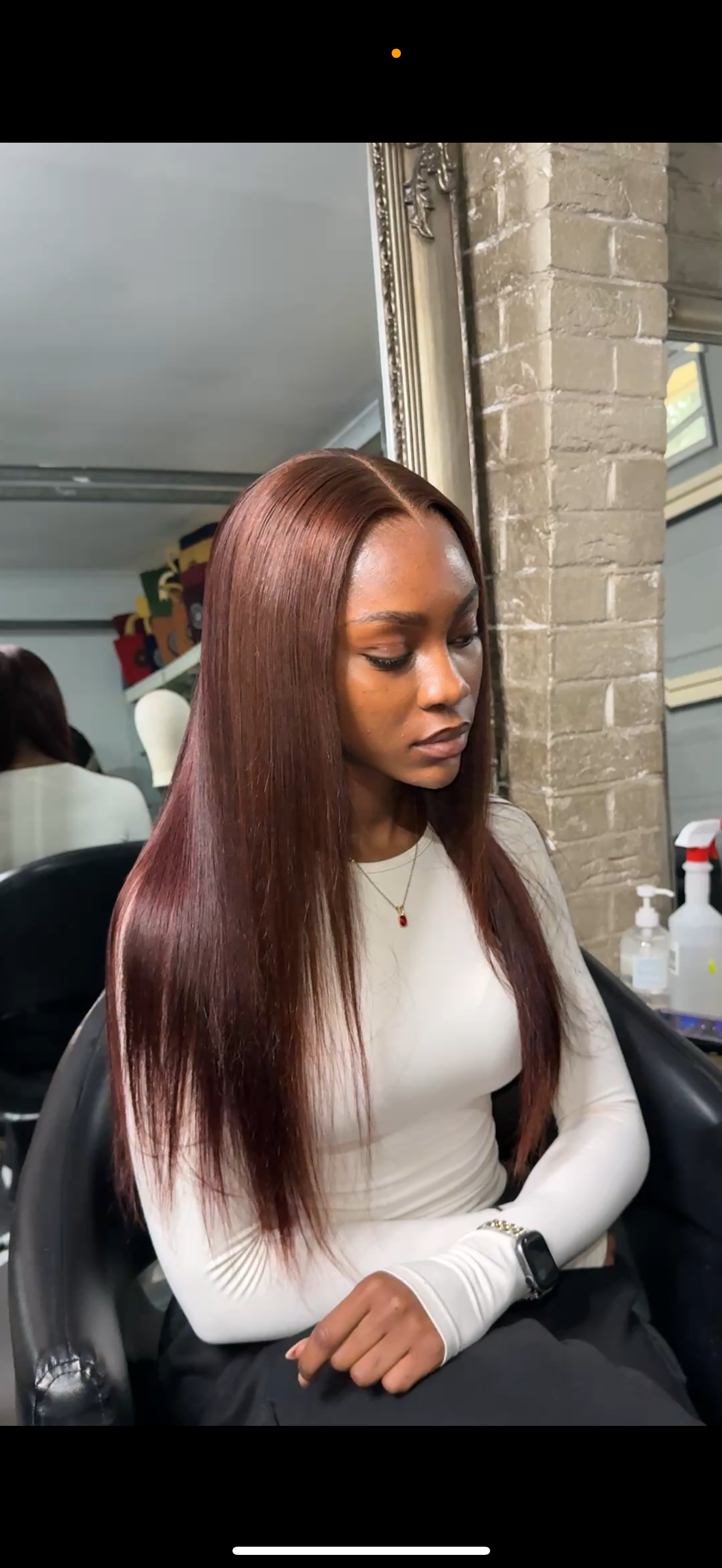 Anya β Reddish Brown Body Wave 13Γ4 HD Lace Frontal Wig | Glueless, Pre-Plucked, Pre-Bleached Knots, Virgin Human Hair