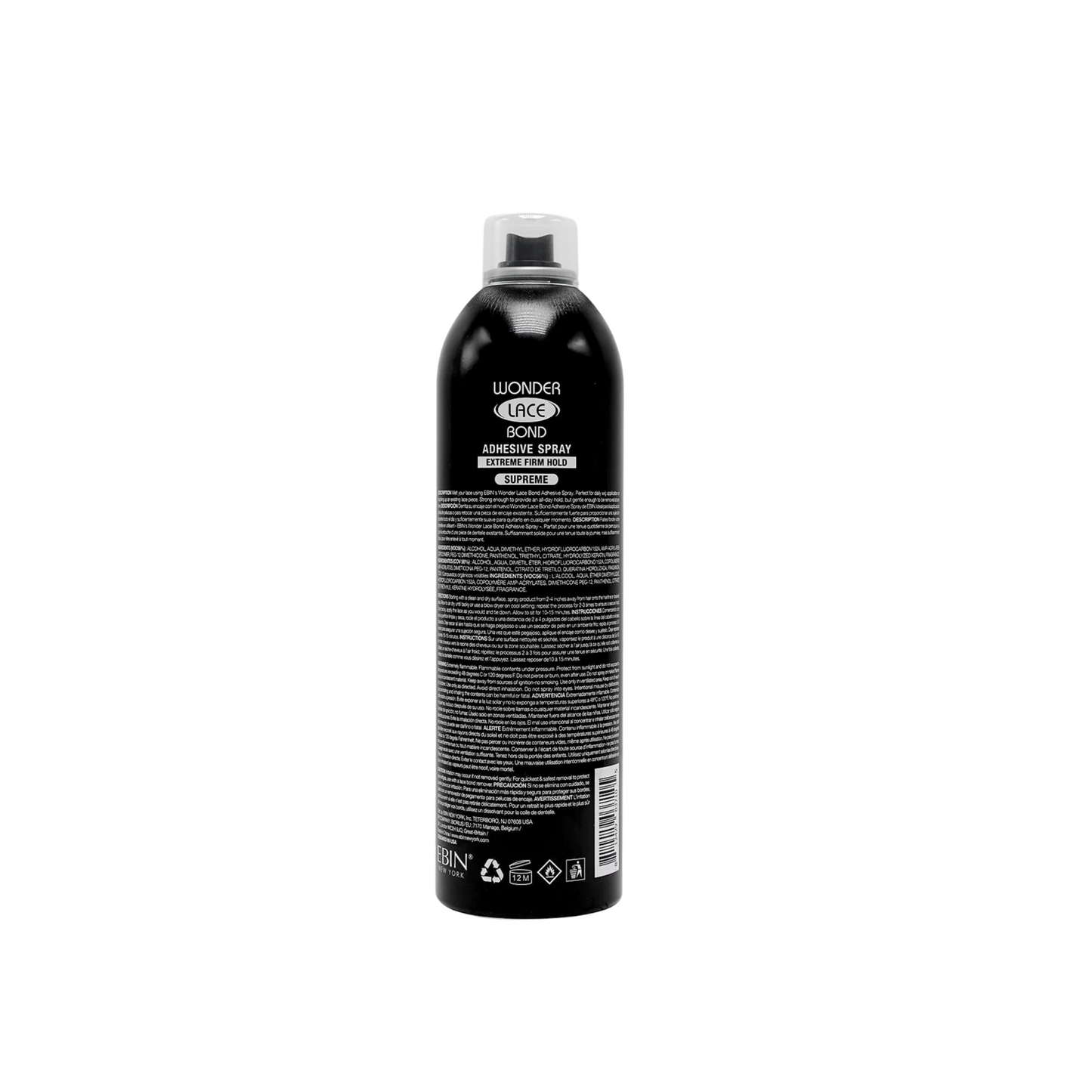 EBIN New York Wonder Lace Bond Adhesive Spray Extreme Firm Hold 420ml