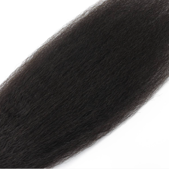 Khalia 2x6 Kinky Straight Lace Closure | Deep Parting | 100% Human Hair