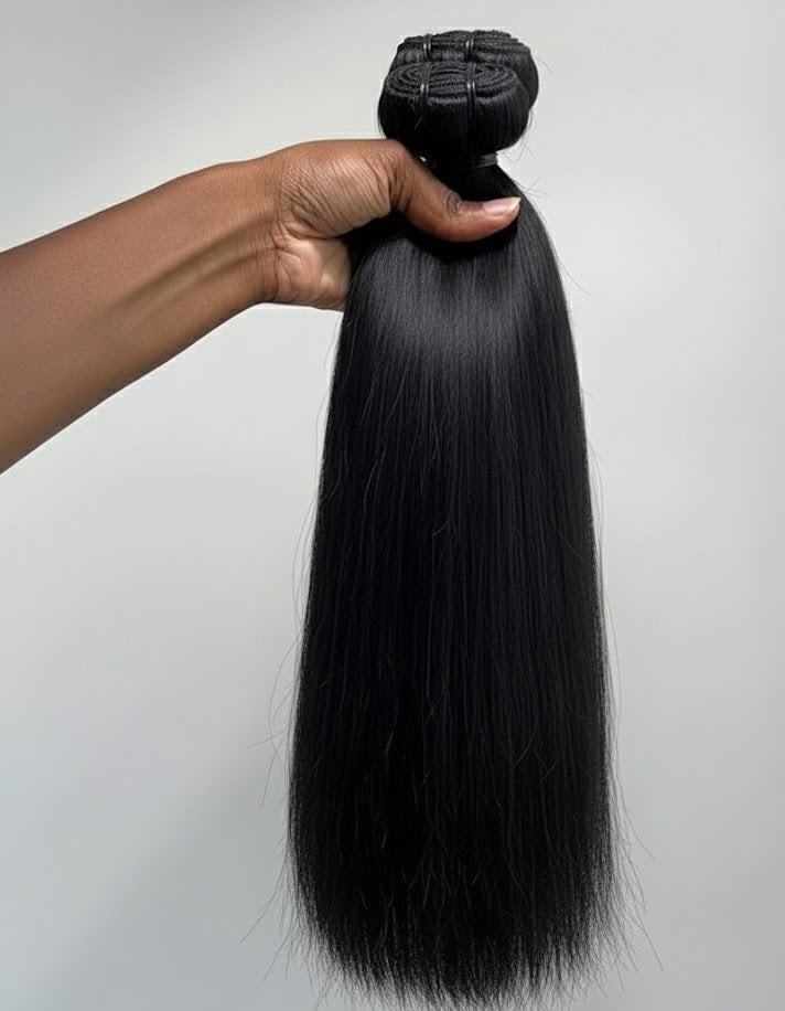 Veyra Raw Virgin Straight Hair Bundles | 100% Human Hair Extensions