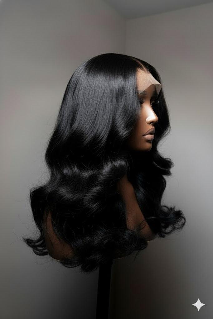 Cielle β Body Wave 5Γ5 HD Lace Closure Wig | Glueless, Pre-Plucked, Pre-Bleached Knots, Virgin Human Hair
