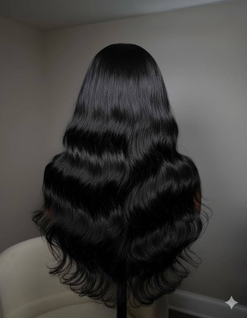 Aloura – Body Wave 13×6 HD Lace Frontal Wig | Glueless, Pre-Plucked, Pre-Bleached Knots, Virgin Human Hair