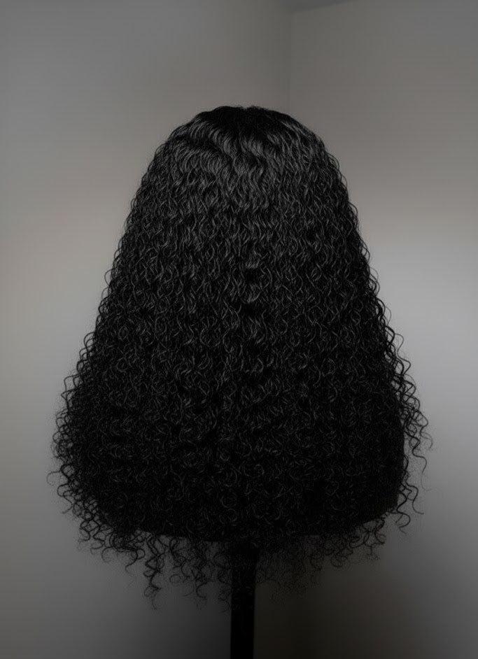 Zahara β Voluminous Curly 5Γ5 HD Lace Closure Wig | Glueless, Pre-Plucked, Pre-Bleached Knots, Virgin Human Hair