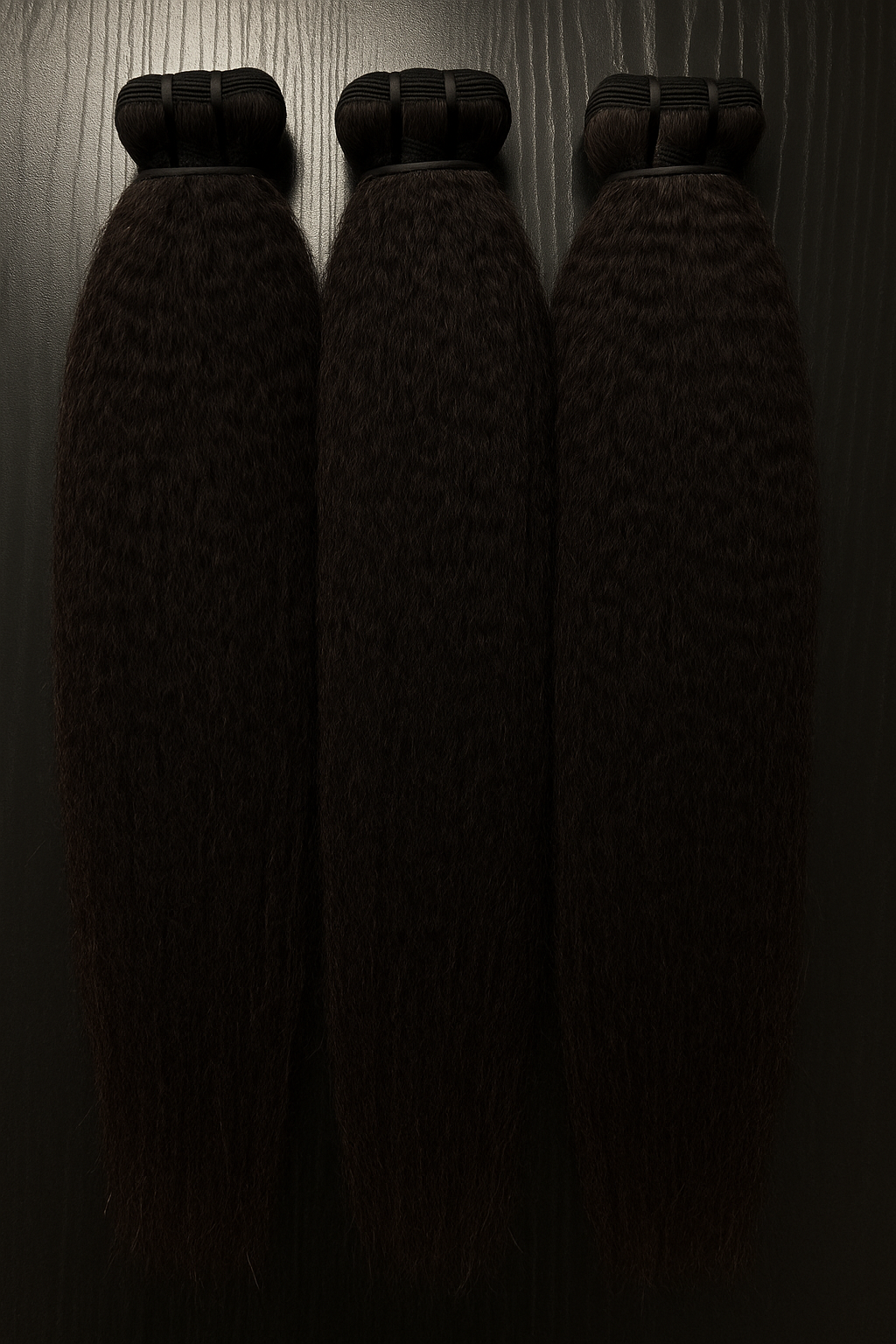 Khalia Kinky Straight Hair Bundles | Raw Virgin Human Hair
