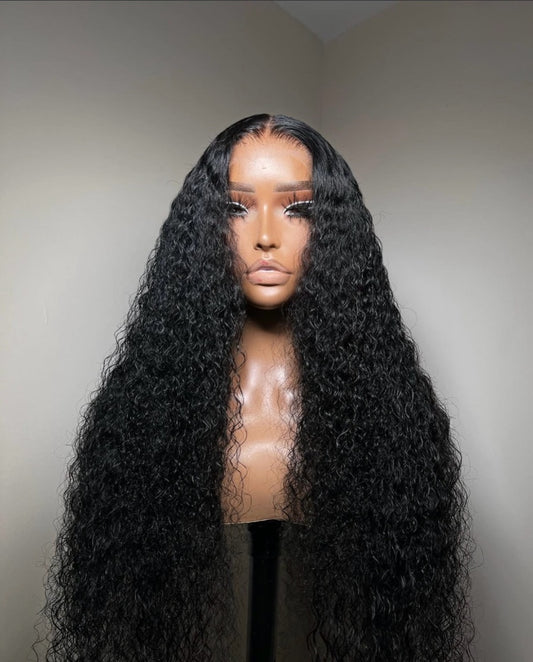 Liora – Curly 13×4 HD Lace Frontal Wig | Glueless, Pre-Plucked, Pre-Bleached Knots, Virgin Human Hair