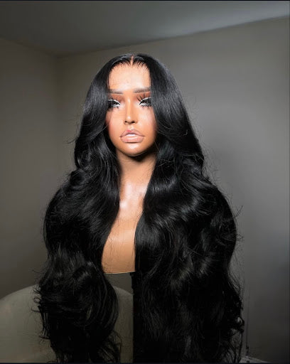 Aloura – Body Wave 13×6 HD Lace Frontal Wig | Glueless, Pre-Plucked, Pre-Bleached Knots, Virgin Human Hair